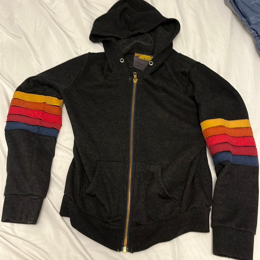 Aviator Nation Brooklyn Patchwork Zip Up